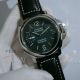 Perfect Replica Panerai Luminor Marina Green Face Black Leather Strap 44mm Watch (4)_th.jpg